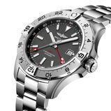 Avenger Automatic GMT Wings UK Edition 44mm Mens Watch Anthracite Dial Stainless Steel Bracelet, , hi-res
