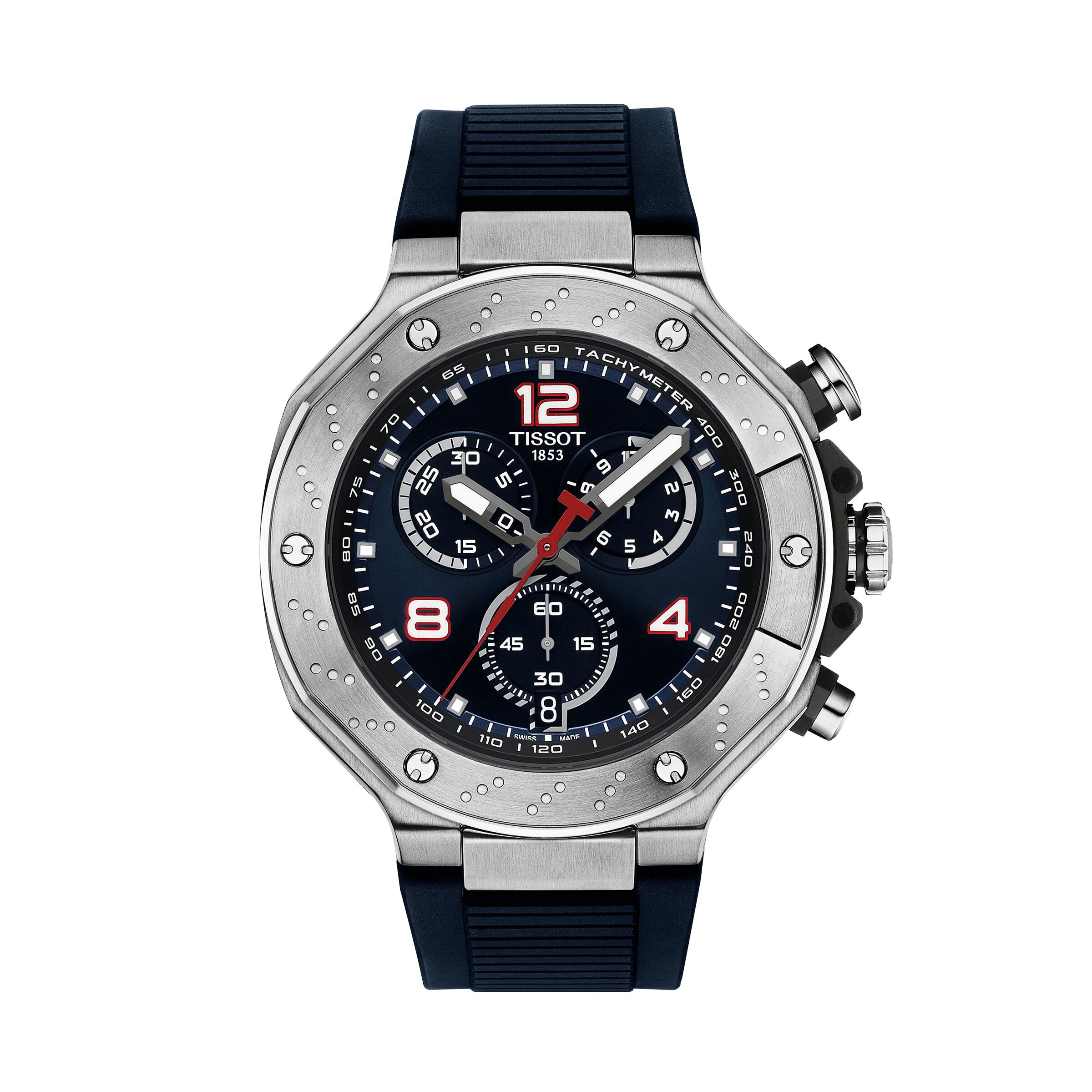 Tissot T Race MotoGP Chronograph 2024 Limited Edition 45mm Mens Watch Blue Fine Watches Heathrow Reserve Collect