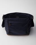 Large Re-Nylon and leather shoulder bag, , hi-res