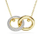 Dextera Lady Necklace White Crystal - Gold