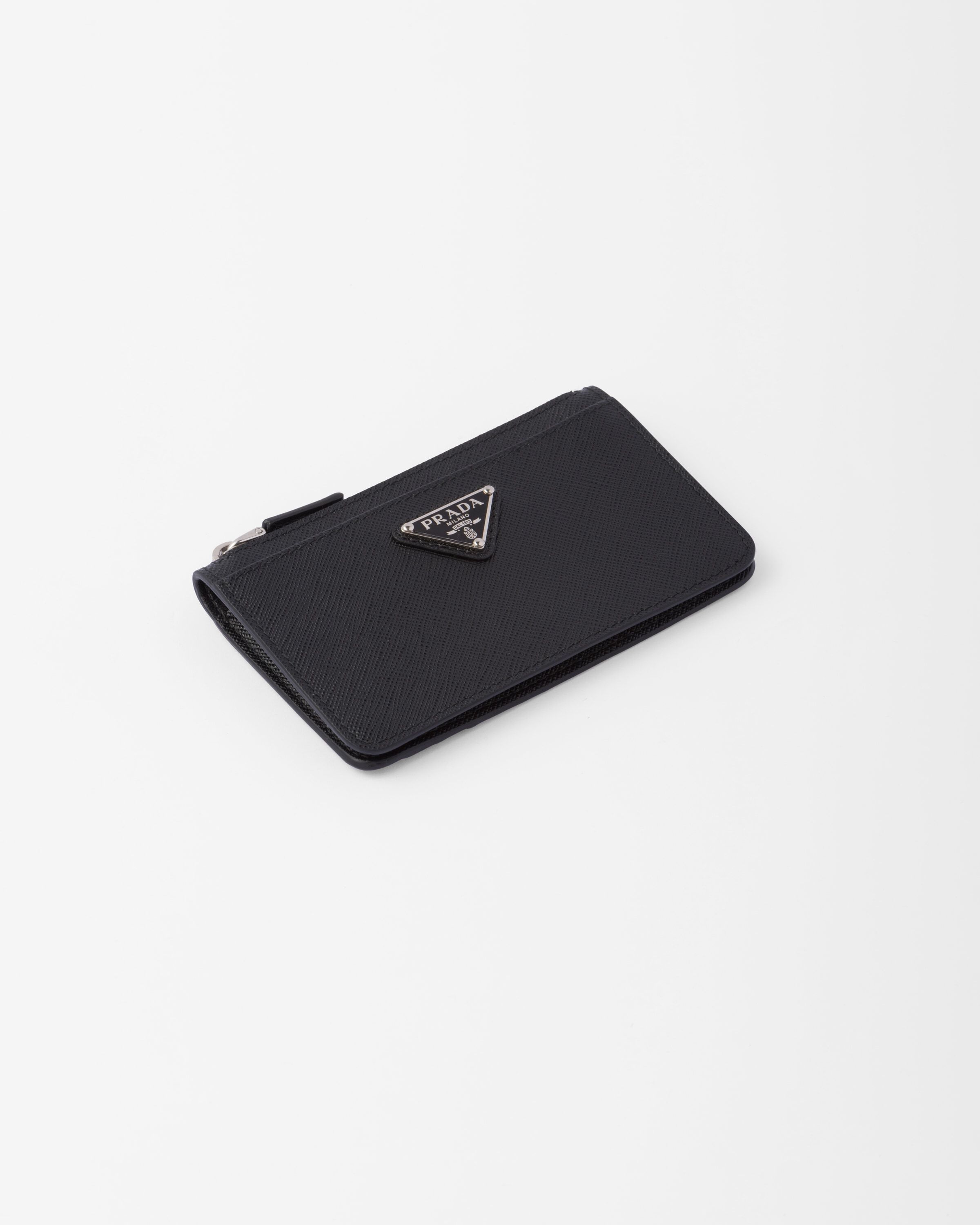 Saffiano leather card holder