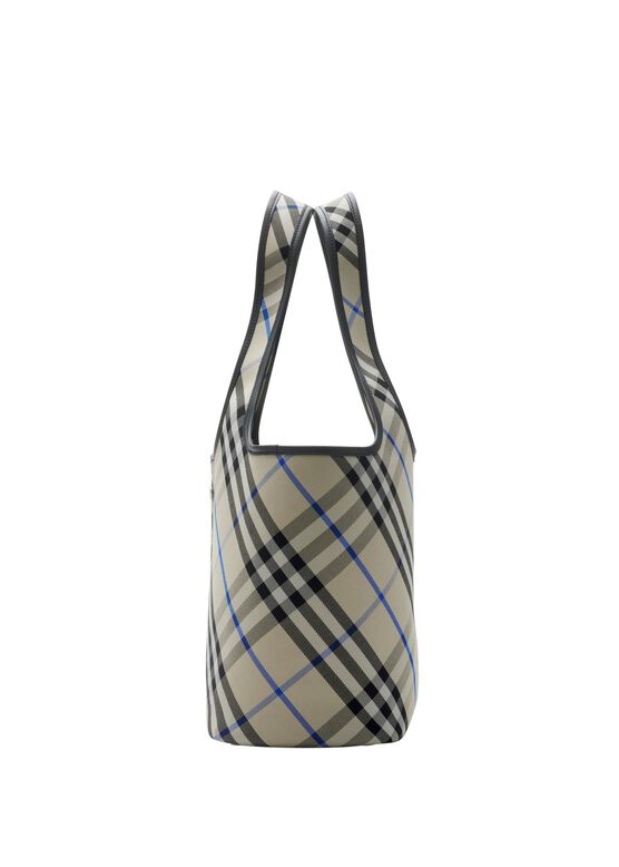 Small Check Tote, , hi-res