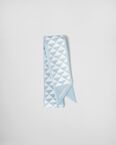 Printed silk tie