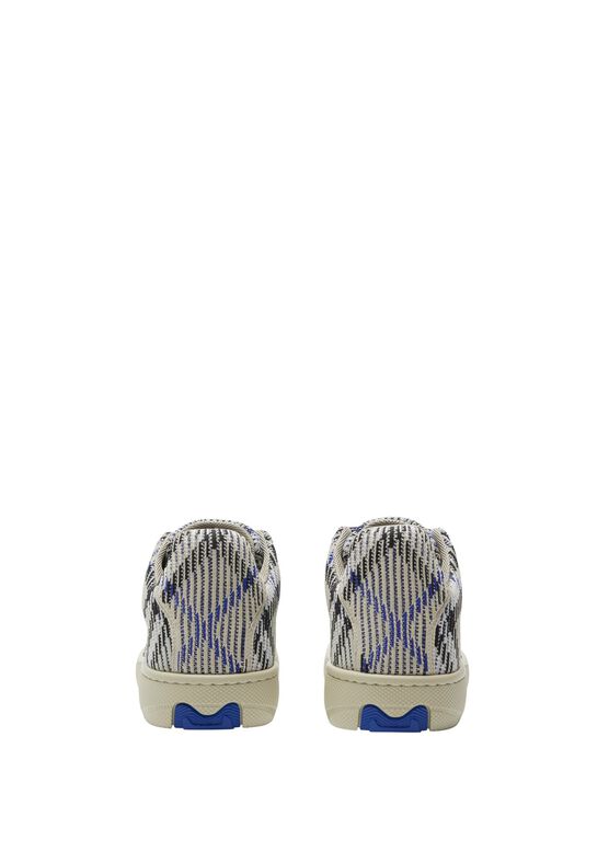 Check Knit Box Sneakers, , hi-res