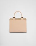 Mini Prada Symbole leather bag with stitching, , hi-res