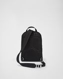Re-Nylon and Saffiano leather backpack, , hi-res