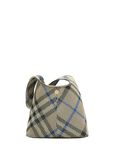 Small Check Knitted Shoulder Bag, , hi-res