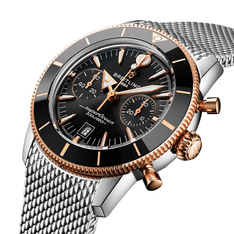 Superocean Heritage B01 Chronograph 42mm Mens Watch Black, , hi-res