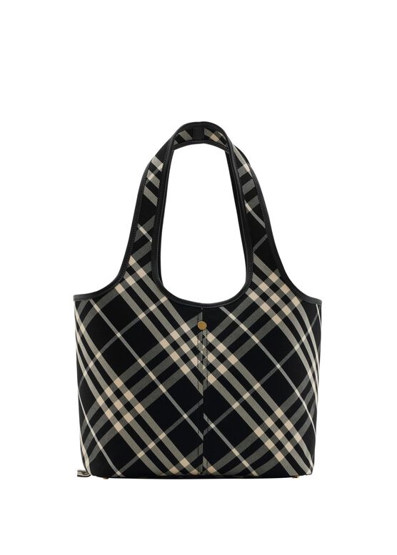 Small Check Tote, , hi-res