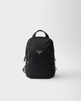Re-Nylon and Saffiano leather backpack