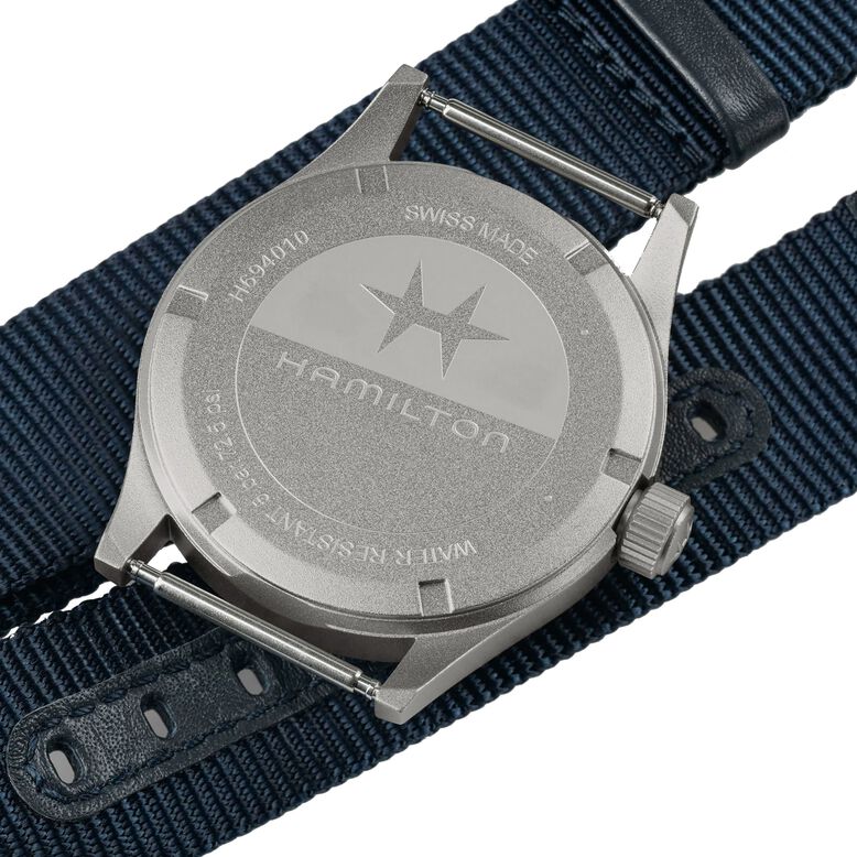 Khaki Field 38mm Unisex Watch Blue, , hi-res