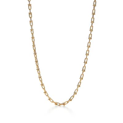 Tiffany HardWear link necklace in 18k gold