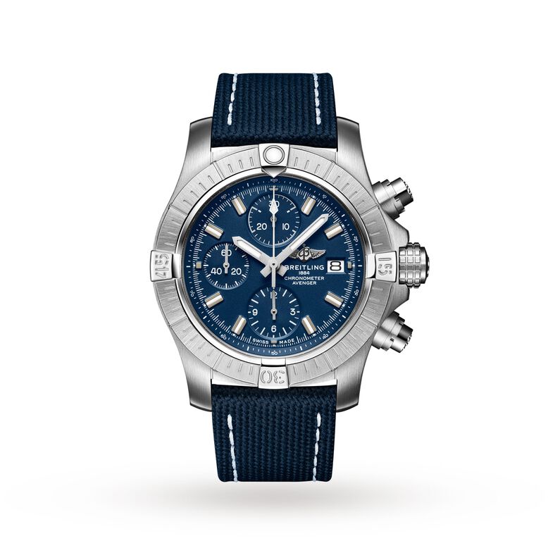 Avenger Chronograph 43 Stainless Steel Watch, , hi-res