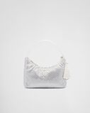 Satin mini-bag with crystals, , hi-res