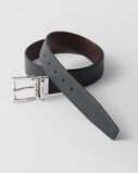 Saffiano Leather Reversible Belt, , hi-res