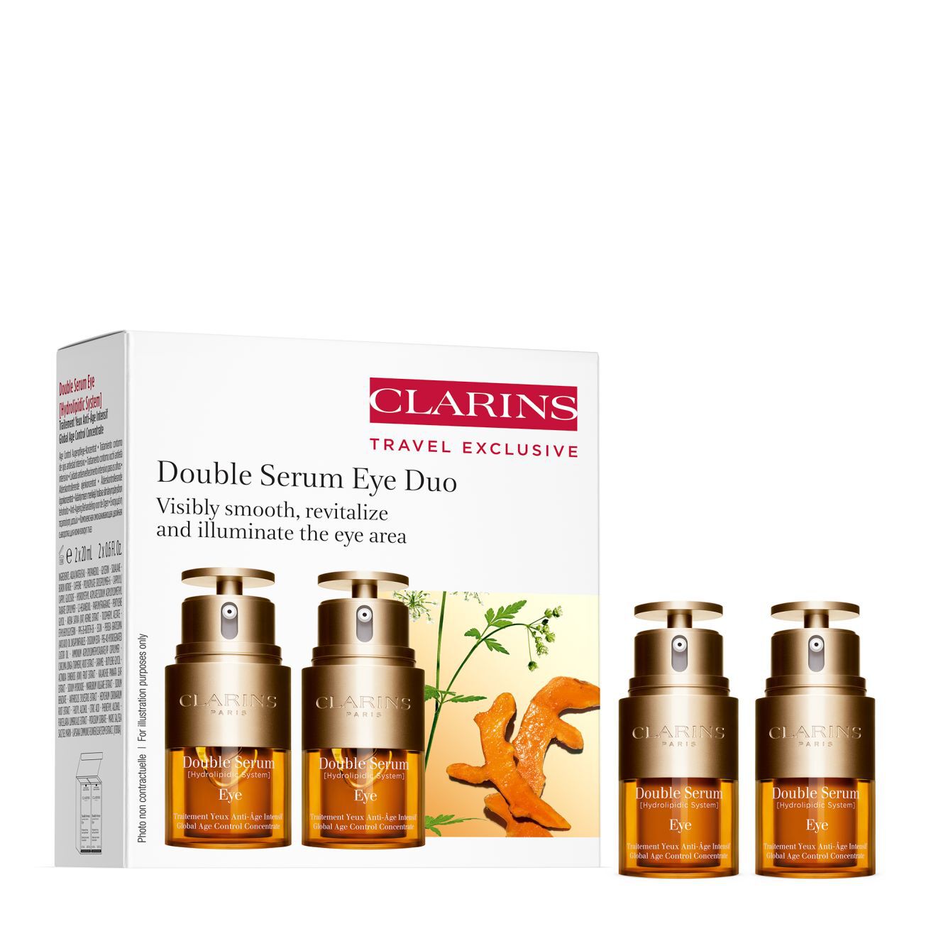 Clarins Double Serum Eye Duo Set Skincare | Heathrow Reserve & Collect