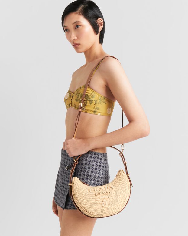 Prada Arqu&eacute; crochet shoulder bag, , hi-res