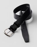 Leather belt, , hi-res