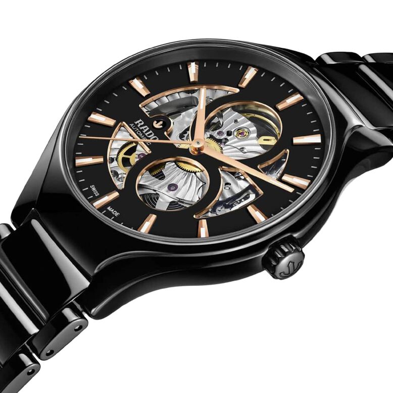 True Round Automatic Open Heart 40mm Mens Watch, , hi-res