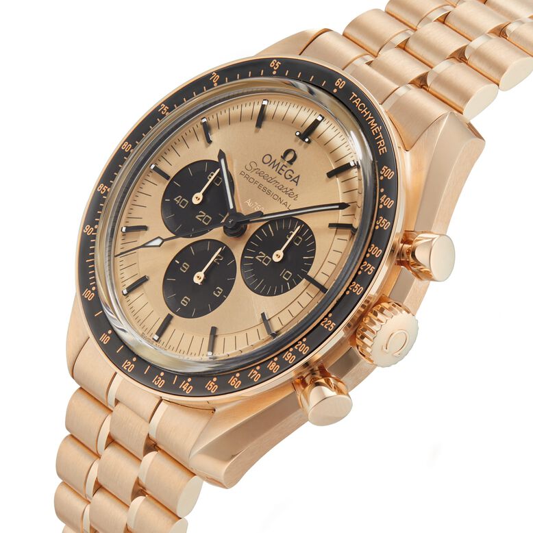 Speedmaster Moonwatch Professional Co-Axial Master Chronometer Chronograph 42mm Mens Watch Gold, , hi-res