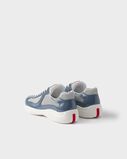 Patent leather and technical fabric Prada America&#39;s Cup sneakers, , hi-res