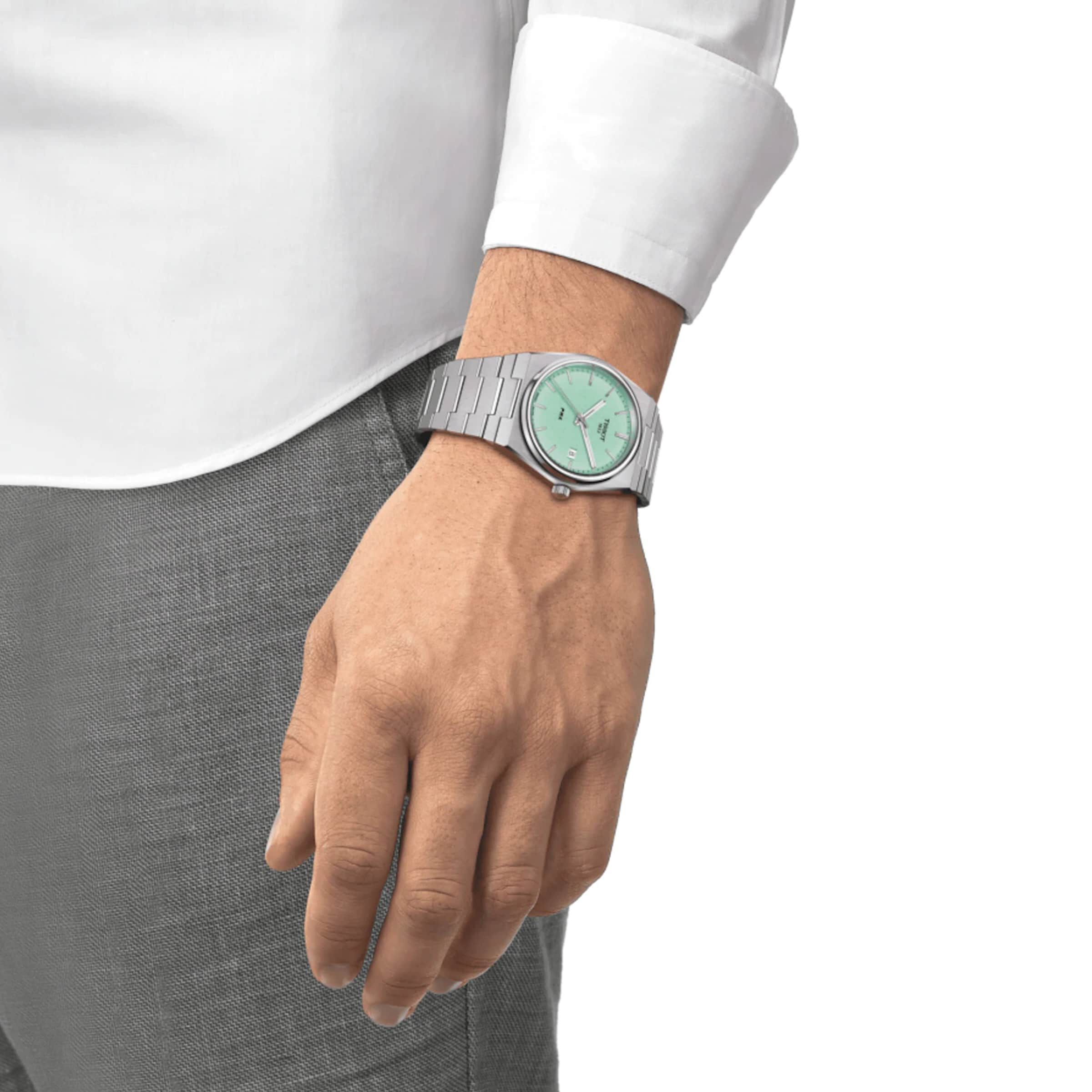 Tissot PRX 40mm Mens Watch Mint Fine Watches | Heathrow Reserve