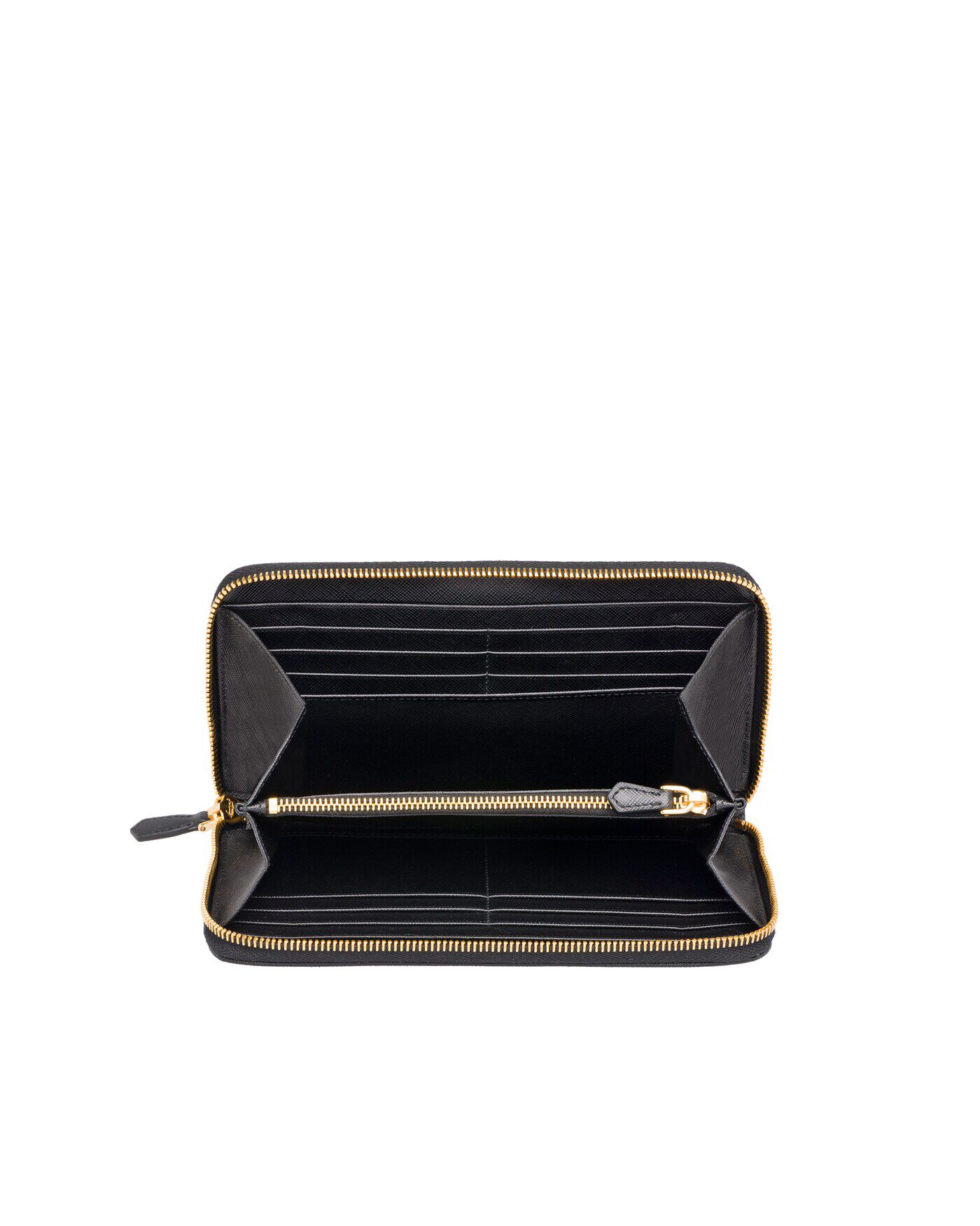 Prada large saffiano leather wallet clearance