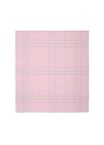 Wide Check Wool Scarf