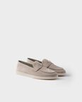 Suede loafers