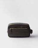Saffiano leather travel pouch, , hi-res