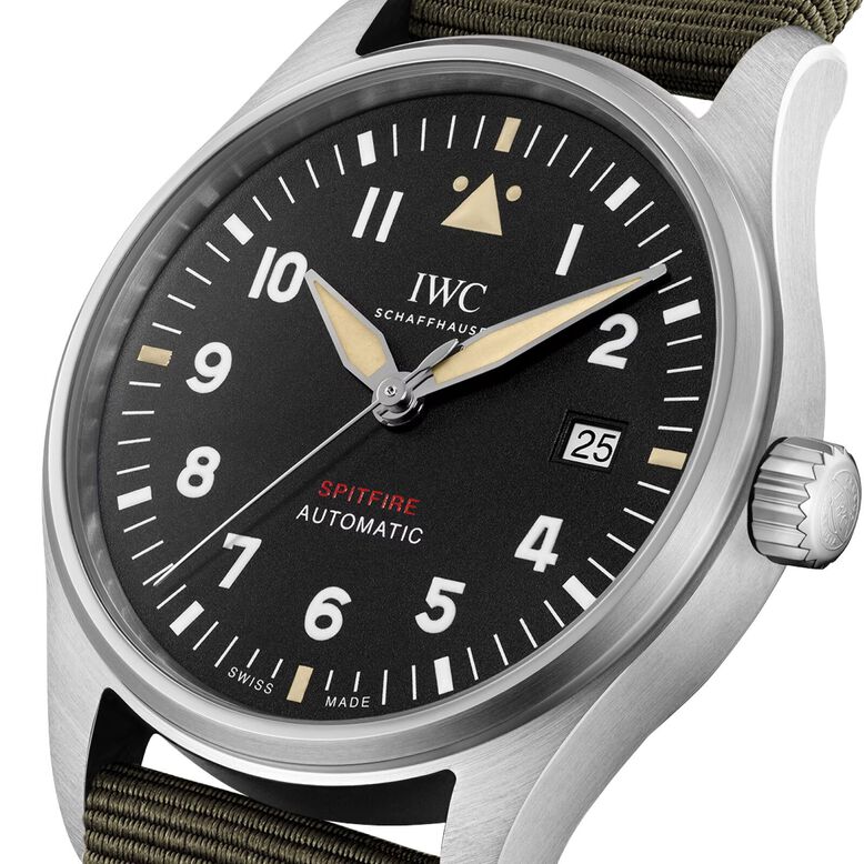 Pilot Automatic Spitfire 39mm Mens Watch Black, , hi-res