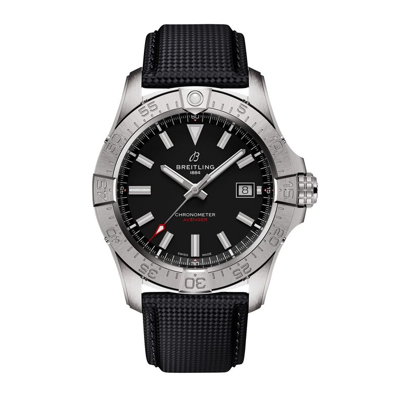 Avenger Automatic 42mm Mens Watch Black Leather, , hi-res