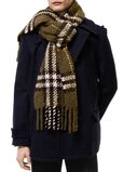 Check Alpaca Wool Blend Boucl&eacute; Scarf, , hi-res