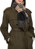 Gradient Check Cashmere Scarf, , hi-res