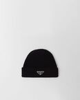 Wool and cashmere beanie