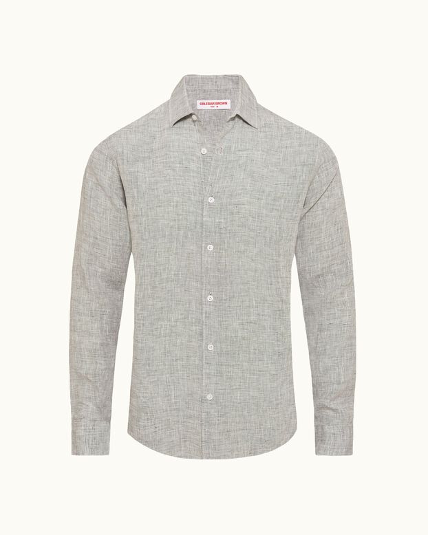 Giles Linen Cls Ii Elephant Grey/White, , hi-res