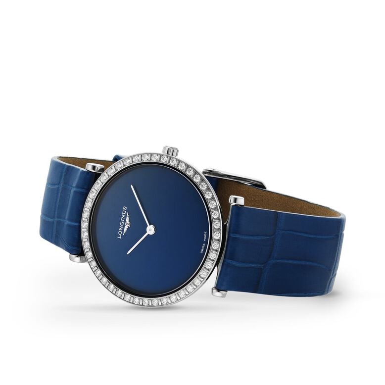 La Grande Classique Blue Dial 39mm Ladies Watch, , hi-res