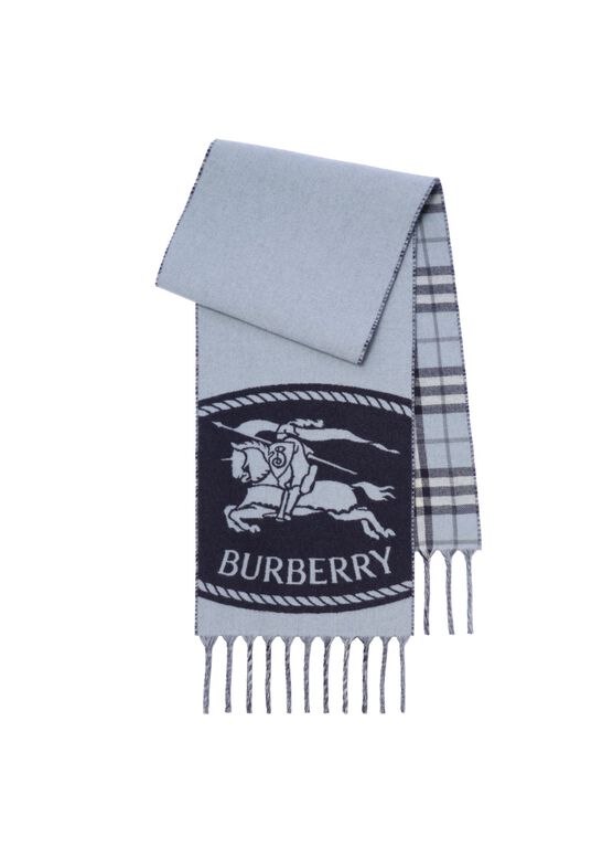 Reversible Knight Stamp Scarf, , hi-res