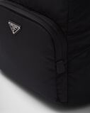 Re-Nylon and Saffiano leather backpack, , hi-res