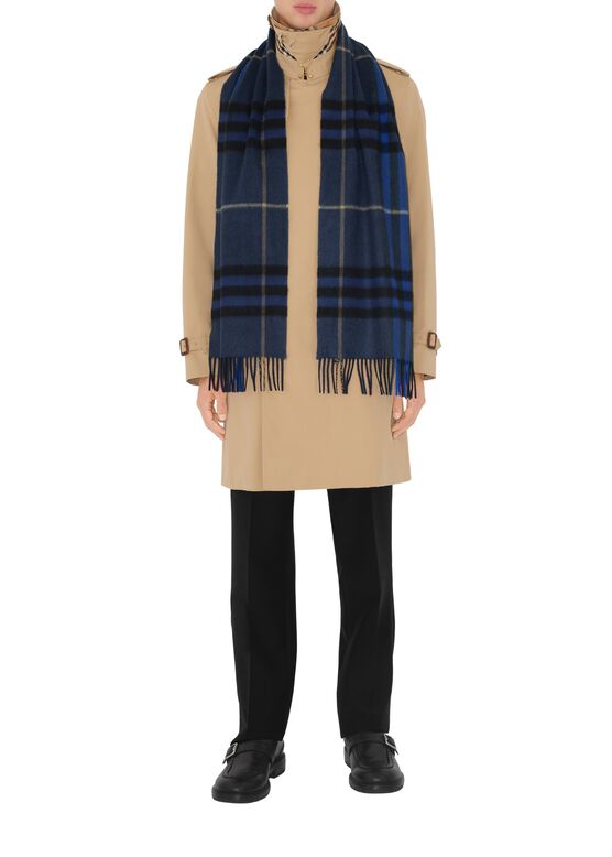 Check Cashmere Scarf, , hi-res