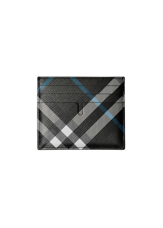 Tall Check Card Case, , hi-res
