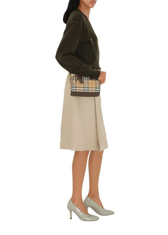 Mini Check Bowling Bag, , hi-res
