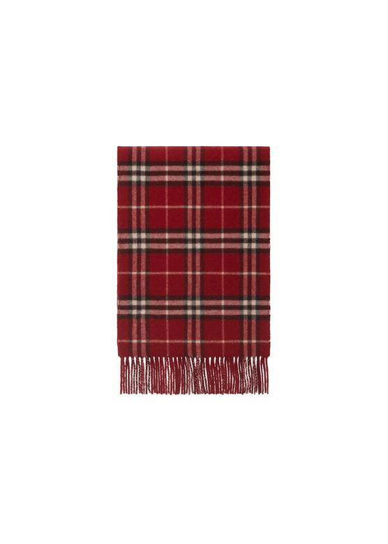 Reversible Check Cashmere Scarf, , hi-res