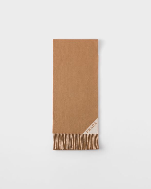 Double cashmere scarf, , hi-res