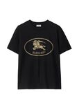 Knight Stamp Cotton T-shirt, , hi-res