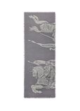 Wide EKD Wool Scarf, , hi-res
