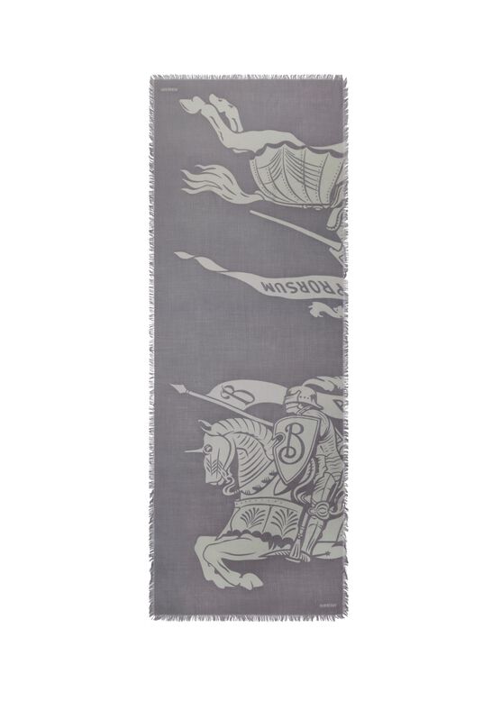 Wide EKD Wool Scarf, , hi-res