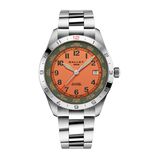 Flying Officer Automatic 40mm Unisex Watch Orange Dial, , hi-res