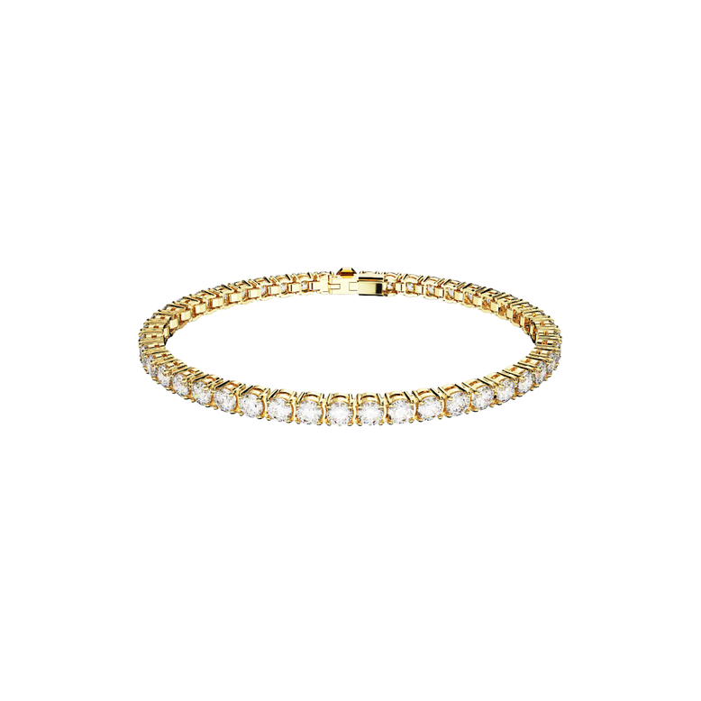 Matrix Tennis Bracelet Gold - White Gold, , hi-res