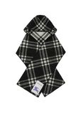 Check Wool Hooded Scarf, , hi-res